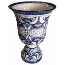 Mexican Talavera Planters Talavereado Azul 2